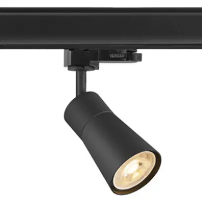 Spot SLV PURI 2.0 Cone GU10 1×6W VAR AD3PH Ø55mm noir 