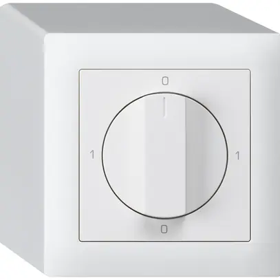 Interruttore rotativo AP kallysto 5/1L bianco con manopola 