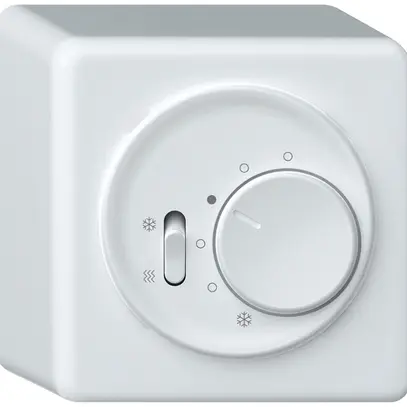 Termostato ambiente AP origin interr.caldo/freddo 230VAC 5…30°C 10A bianco 