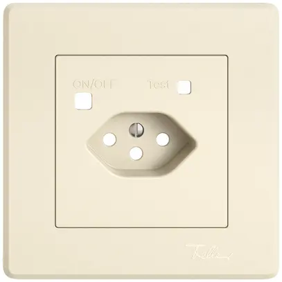 Kit di montaggio INC EDIZIO.liv SNAPFIX® p.presa di protezione T13 cr 