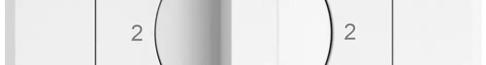 UP-Drehschalter EDIZIO.liv SNAPFIX® Drehgriff Wechselschalter 3/1L ws 