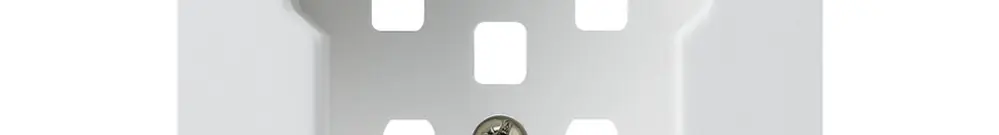 Kit frontal HA kallysto pour prise type 25 avec bornes enfichables blanc 
