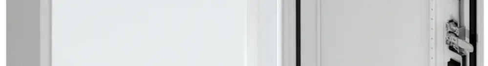 Wandschrank Hager univers mit Volltür SK II IP55 1400×800×275mm RAL 7035 