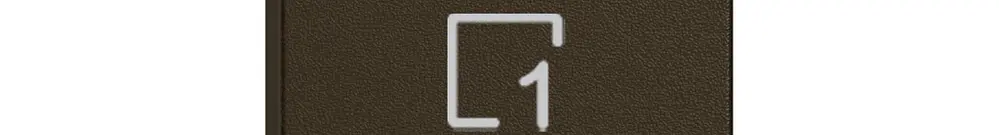 Taste 1/4 EDIZIO.liv Wiser mit SNAPFIX® mit Symbol Szene 1 br 