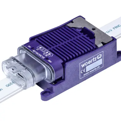 Scatola di raccordo rapida Woertz per cavo piatto Power 5×2.5mm² IP68 L3 3P C1 