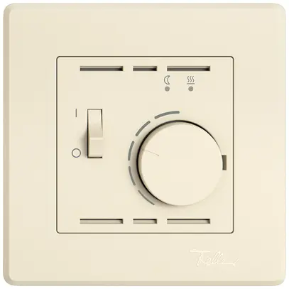 Termostato ambiente INC EDIZIO.liv SNAPFIX® p.riscaldamenti a pavimento cr 