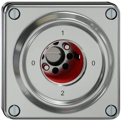 Interruttore a chiave INC ELEMENT SNAPFIX® 2/1L 16A 400V 0-1-0-2 all 