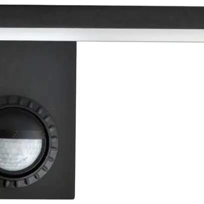 Lampada LED Z-Licht ECOlicht 180 sens.-PIR 10W 800lm 3000K IP54 nero 