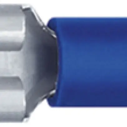Steckhülse Ferratec teilisoliert PC 6.3×0.8mm 1.5…2.5mm² blau 100Stk 