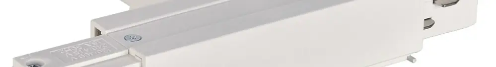 Raccordo a T SLV per binario conduttore AP EUTRAC 3-fasi, PE a sinistra, bianco 