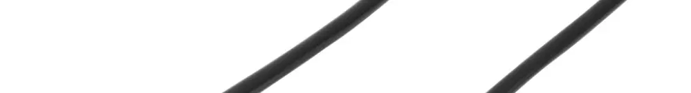 Apparatekabel Gd 2×1mm² 5m schwarz Stecker T11 