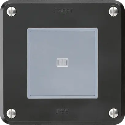 Interrupteur ENC robusto IP55 schema 6 lumineux noir pour combinaison 