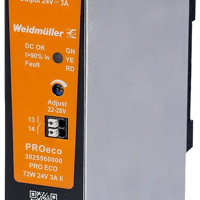 Alimentation à découpage Weidmüller Connect Power PRO ECO 72W 24V 3A 