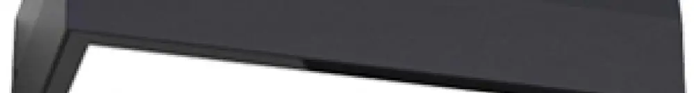 Applique LED DOTLUX BRICK 15W 1100lm 830/840 IP65 DMX 300×100mm noir 