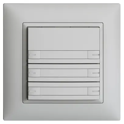 Pulsante KNX RGB INC EDUE FMI, 250mW, c.LED RGB, carta, 6×pulsante, 1×tasto, grc 