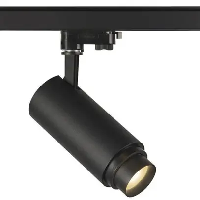 Projecteur LED SLV NUMINOS ZOOM M PHASE 20W 1800lm 3000K 15…60° 3-ph.noir 
