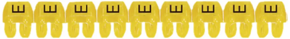 Bague-repère Legrand CAB 3, pour 0.5…1.5mm² impression: 'E', jaune 