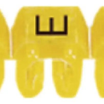 Bague-repère Legrand CAB 3, pour 0.5…1.5mm² impression: 'E', jaune 