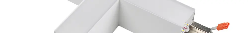 Parte luminosa a X Sylvania Otao Linear 9.8W 1400lm 830/840 392×392mm bianco 