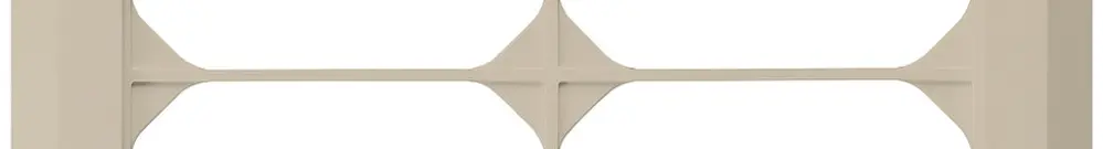 Telaio di copertura INC kallysto.line 2×2 beige 152×152mm 