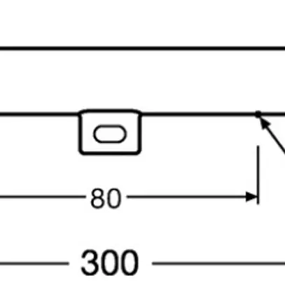 Lampe linéaire LED LEDinestra 27 S14d 3.2W 827 275lm 300mm opale 