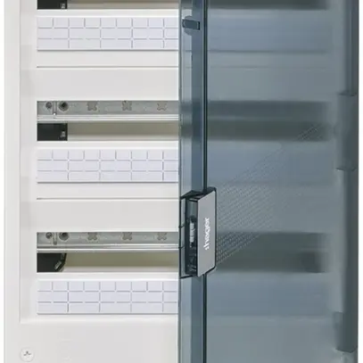 Distributore AP Hager vega 3-file 18UM porta trasparente IP40 400×625×146mm 