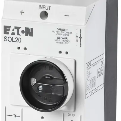 Interrup.d.charge DC SOL 20A 2 faisceaux, 2L, avec connect.MC4 