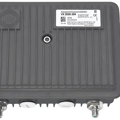 Amplificatore BK WISI VX2030 1.2GHz 30dB con ritorno 204MHz 
