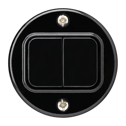 Inserto per interruttore INC basico 3/1L+A-R/1L nero 