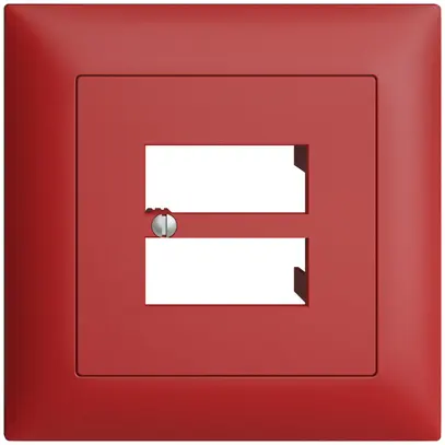 Kit frontale INC EDIZIOdue berry 88×88mm 4×RJ45 