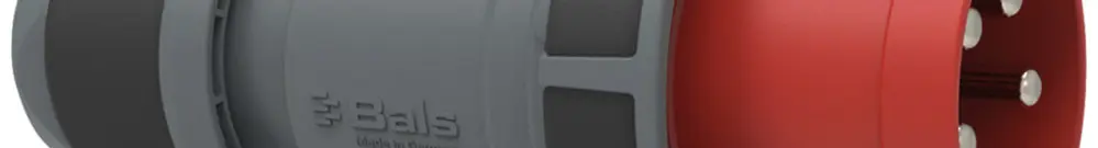 Fiche CEE Bals INNOLINQ-Design 5P 125A 400V rouge 6h IP67 borne à vis 