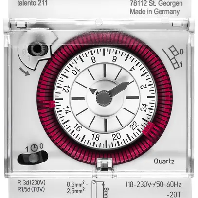 Timer AMD ELBRO talento 211 SK 1-0-Timer 110…230V 24h 15min 16A 