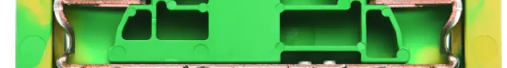 Morsetto di protezione Weidmüller PPE PUSH IN 16mm² verde/giallo 