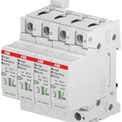 Parasurtension ABB proM compact T2 4L contact d.signalisation/varistor d.réserve 
