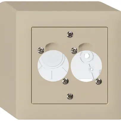 Kit di montaggio AP per 2 XLR kallysto beige 