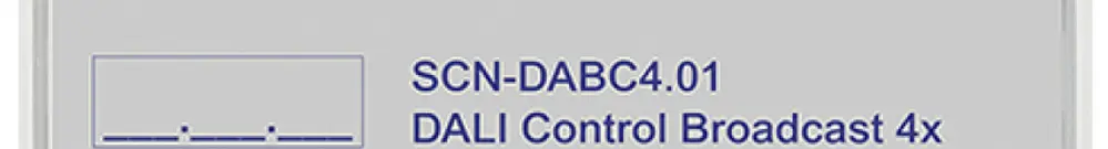 Gateway KNX/DALI AMD MDT SCN-DABC4.01 4-can 32UM/canal 110…240VUC 4UM 