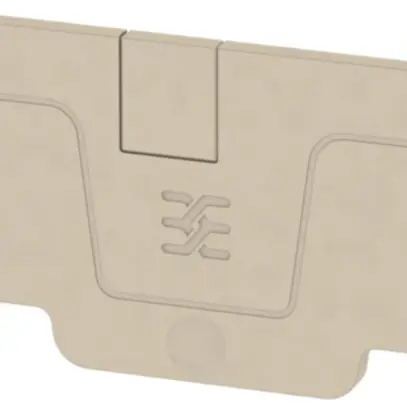 Plaque de fermeture Weidmüller série A AEP 2C 4 58×2.1mm, beige 
