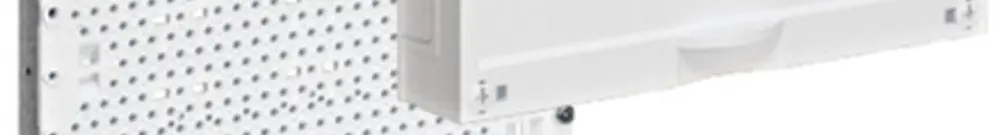 Pannello Media Hager per armadio di distribuzione INC 6 file, 2 file modulari 