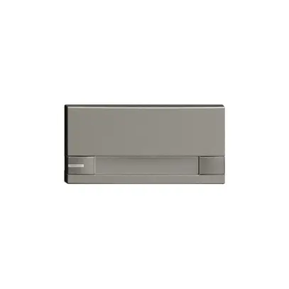 Touche 1/2 KNX/électron.a.LED+ pap.EDIZIOdue commande 2×gris foncé 