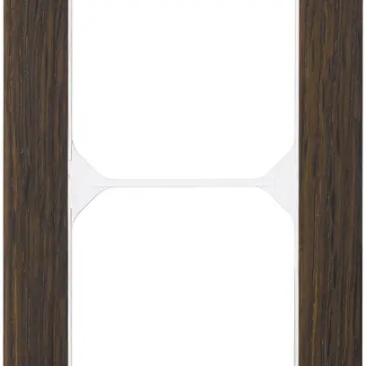 Abdeckrahmen KAL.art 2×1 154×94mm Räuchereiche 
