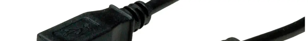 Câble USB ROLINE RM USB-A/USB-B (USB 2.0) 480Mbit/s noir 0.8m 