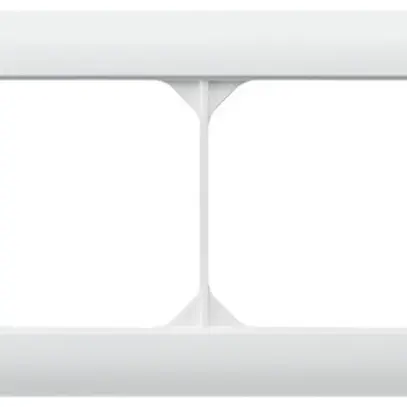 Telaio di copertura INC kallysto.line 1×4 bianco orizzontale 92×272mm 