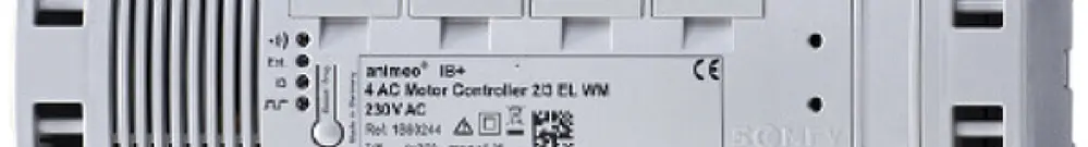 REG-Jalousieaktor Somfy animeo KNX 4 AC MotorController 2/3 EL DRM 230V 