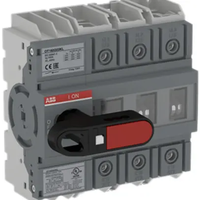 Sectionneur de charge AMD ABB OT160G03KL, 3P 160A/690V, O-I, verrouillable 