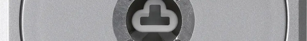 Contact pivotant à clé ENC robusto aluminium sans clapet sans cylindre 1P combi 