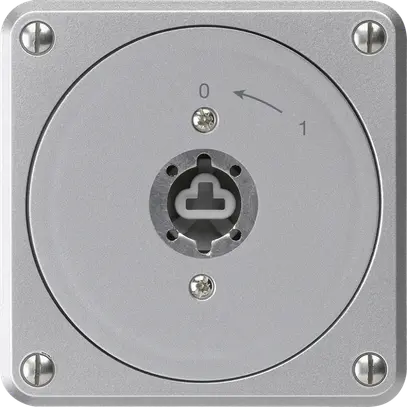Contact pivotant à clé ENC robusto aluminium sans clapet sans cylindre 1P combi 