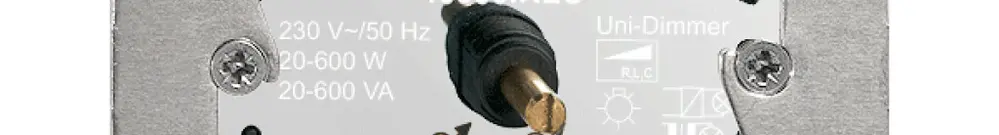 Intérieur variateur FH 20…600W universel, illuminable LED bleu 