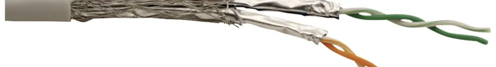 Câble informatique Roline Stranded cat.5e S/FTP 4P AWG26 100MHz PVC gris 300m 
