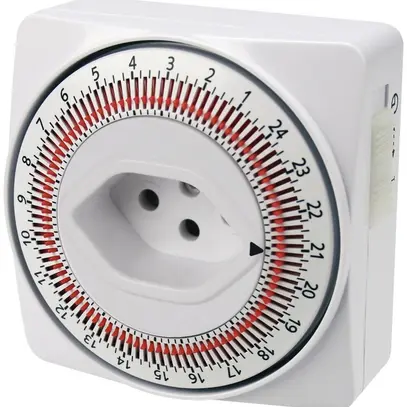 Zeitschaltuhr Steffen analog IP20 T12/T13 KS 24h mit 15min Interv. 