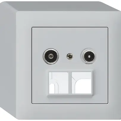 Presa multimedia AP kallysto R/TV 11dB 2GHz grigio chiaro 